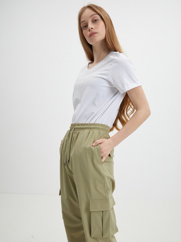 Noisy May Khaki dámske tepláky Noisy May Kirby