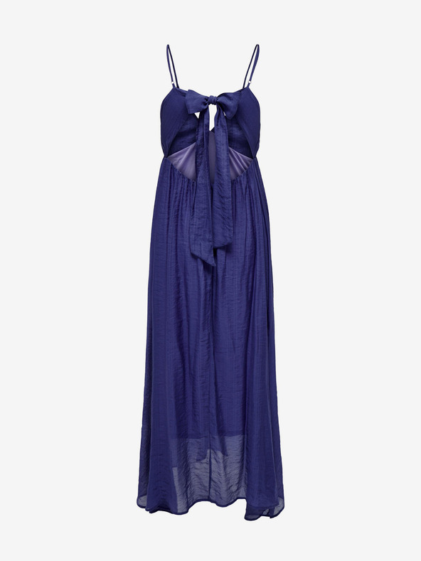 ONLY Modré dámske maxi šaty ONLY Phoenix