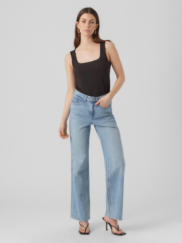 Vero Moda Čierne dámske tielko VERO MODA Bianca