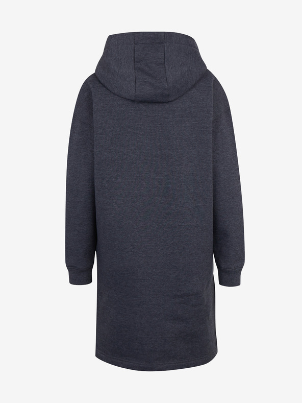 Sam 73 Tmavosivé dámske žíhané mikiny na zips SAM 73 Cresside