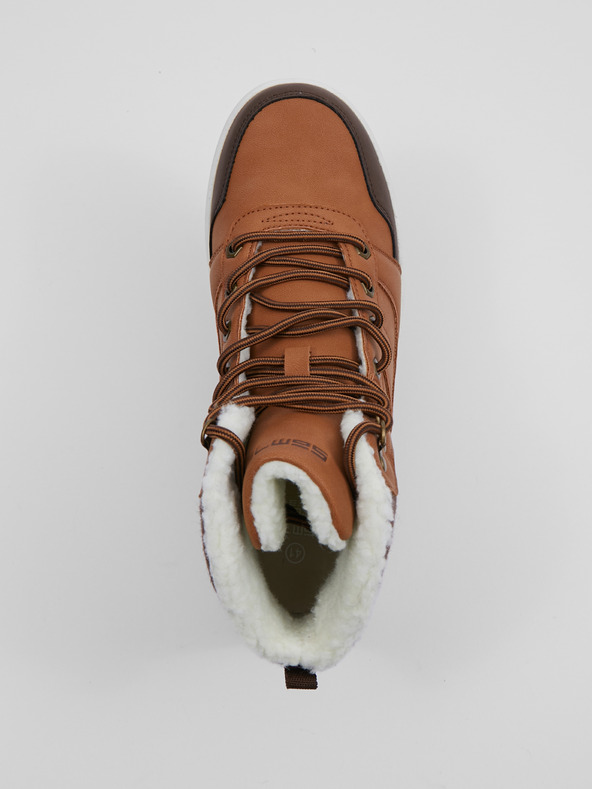 Sam 73 Hnedé pánske zimné členkové topánky SAM 73