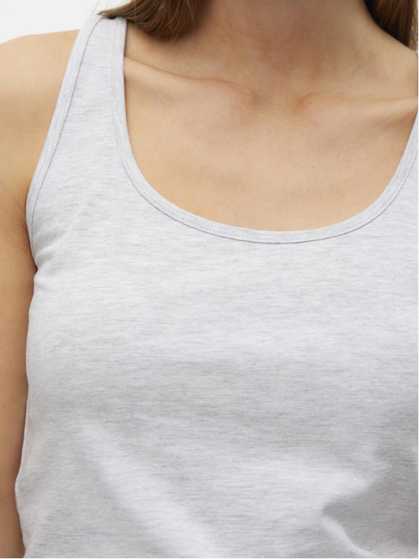 Vero Moda Svetlošedé dámske tielko Vero Moda Lulu