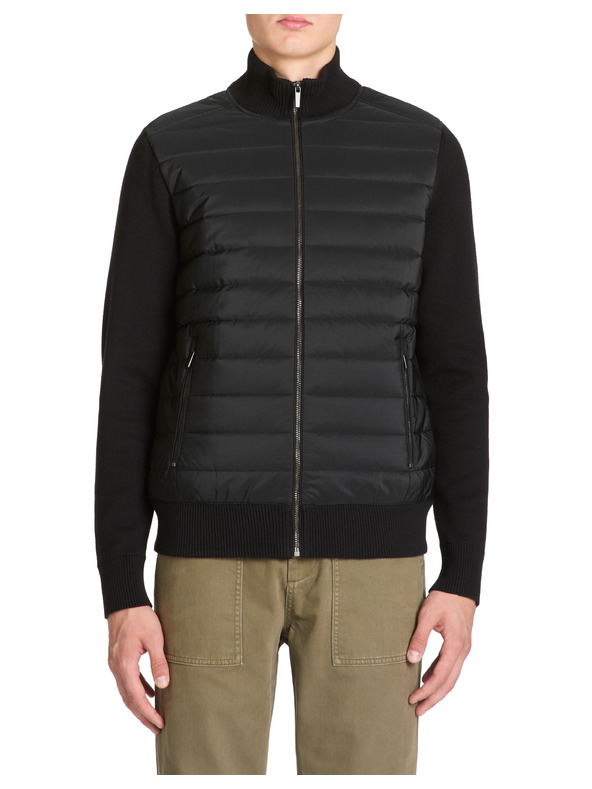 Celio Čierna pánska bunda s golierom Celio Jipychess