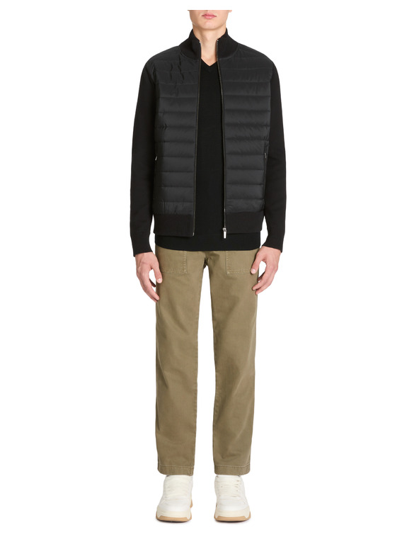 Celio Čierna pánska bunda s golierom Celio Jipychess