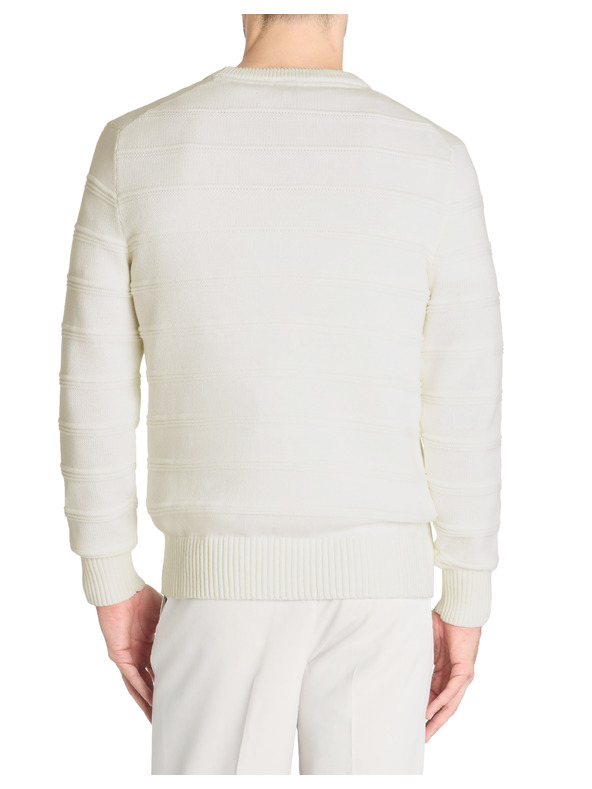 Celio Krémový pánsky sveter Celio Leaaron