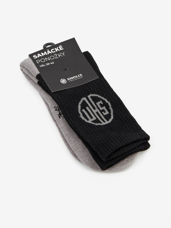 Sam 73 Šedé a čierne ponožky SAM 73