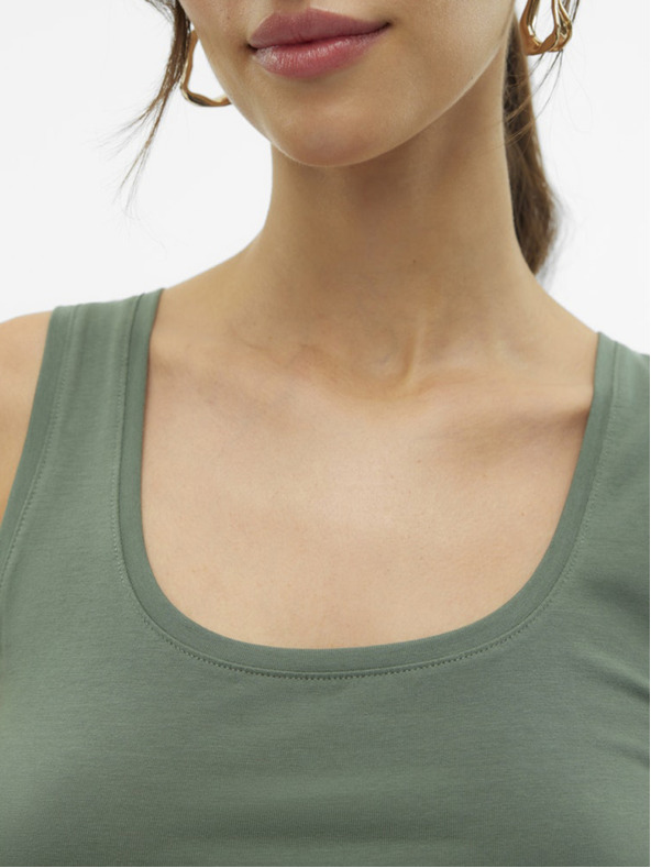 Vero Moda Zelené dámske tielko Vero Moda Lulu