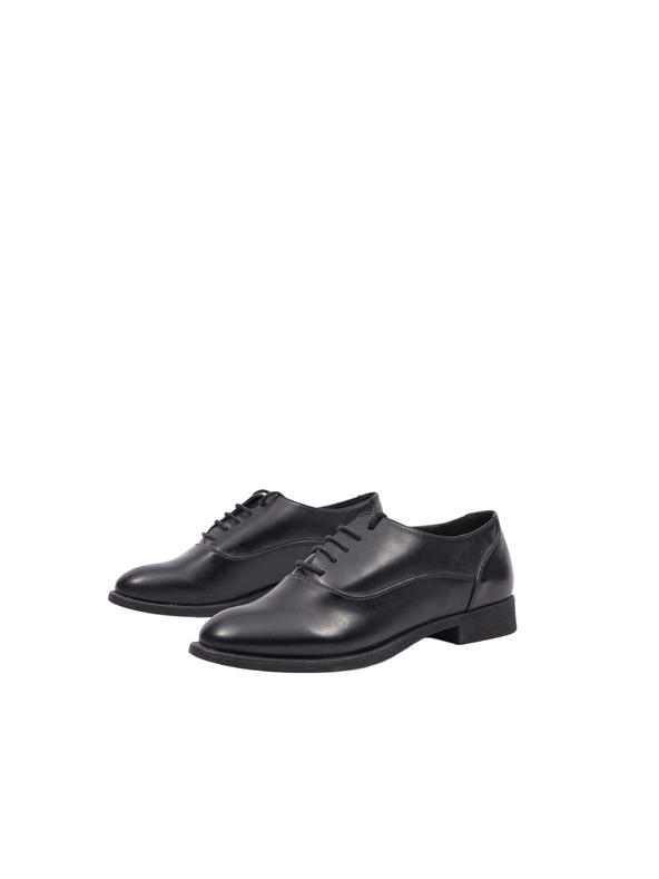 CAMAIEU Čierne dámske poltopánky na nízkom podpätku CAMAIEU