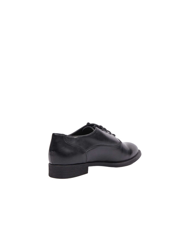 CAMAIEU Čierne dámske poltopánky na nízkom podpätku CAMAIEU