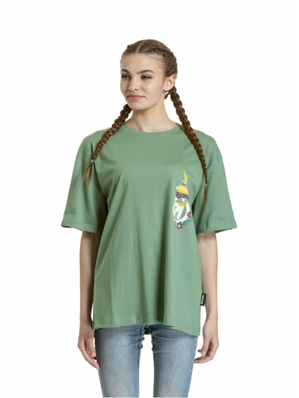 Meatfly Meatfly unisex tričko Dwarf Hydge Green Dwarf