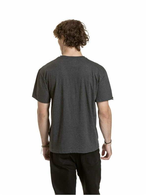 Meatfly Meatfly unisex tričko Minimal Charcoal Heather | Sivá