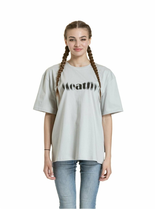 Meatfly Meatfly unisex tričko Domes Stone Blured | Sivá