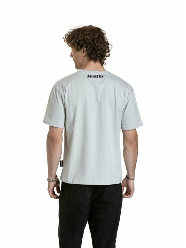 Meatfly Meatfly unisex tričko Domes Stone Blured | Sivá