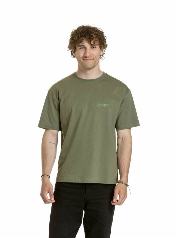 Meatfly Meatfly unisex tričko Minimal Olive