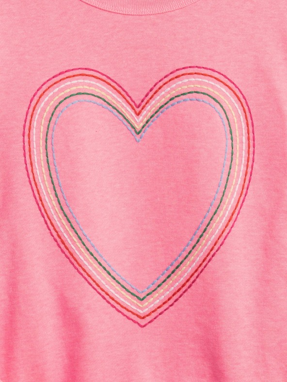 GAP Detská mikina srdca GAP