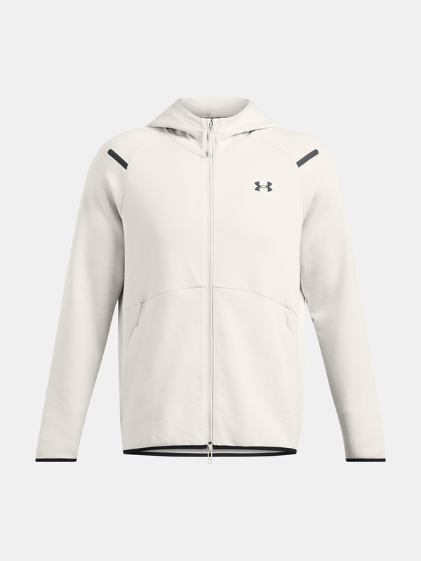 Under Armour Pánska mikina Under Armour UA Unstoppable Flc FZ HD EU-WHT