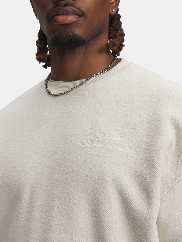 Under Armour Pánska mikina Under Armour UA Icon Rev Terry Crew-WHT
