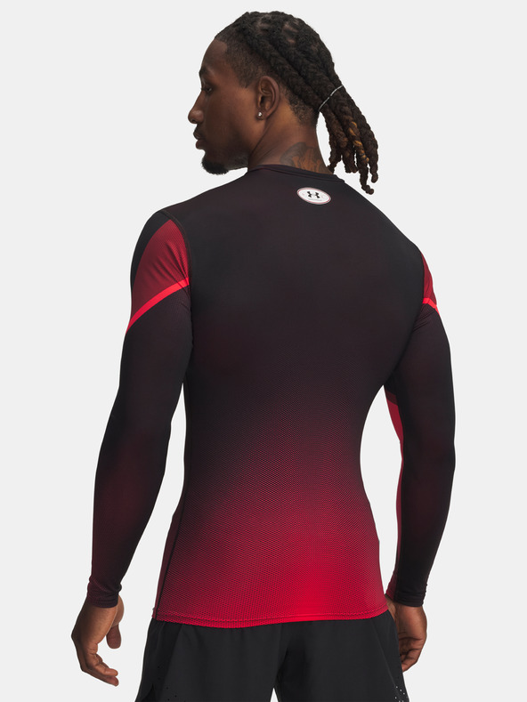 Under Armour Pánske tričko Under Armour UA Heatgear Sub Crew LS-RED