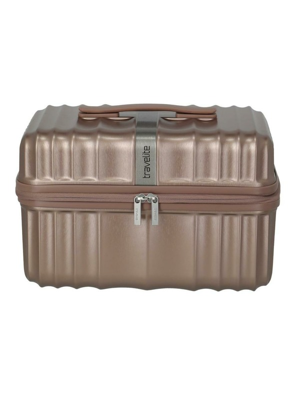 Travelite Kozmetický kufrík Travelite Paros Beauty Case Cappuccino