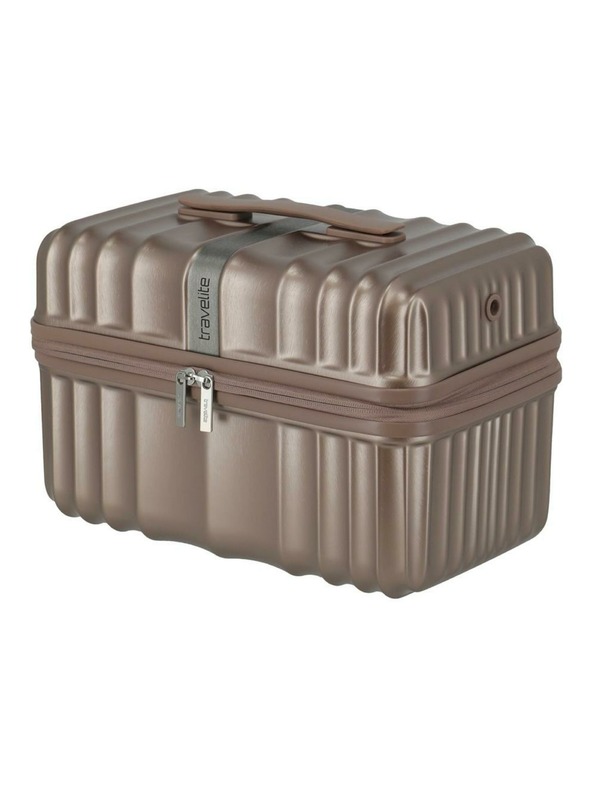 Travelite Kozmetický kufrík Travelite Paros Beauty Case Cappuccino