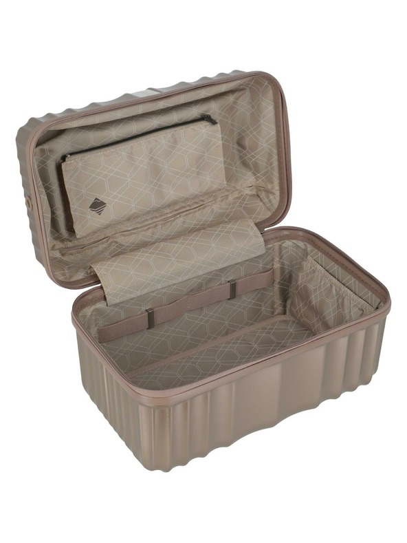 Travelite Kozmetický kufrík Travelite Paros Beauty Case Cappuccino