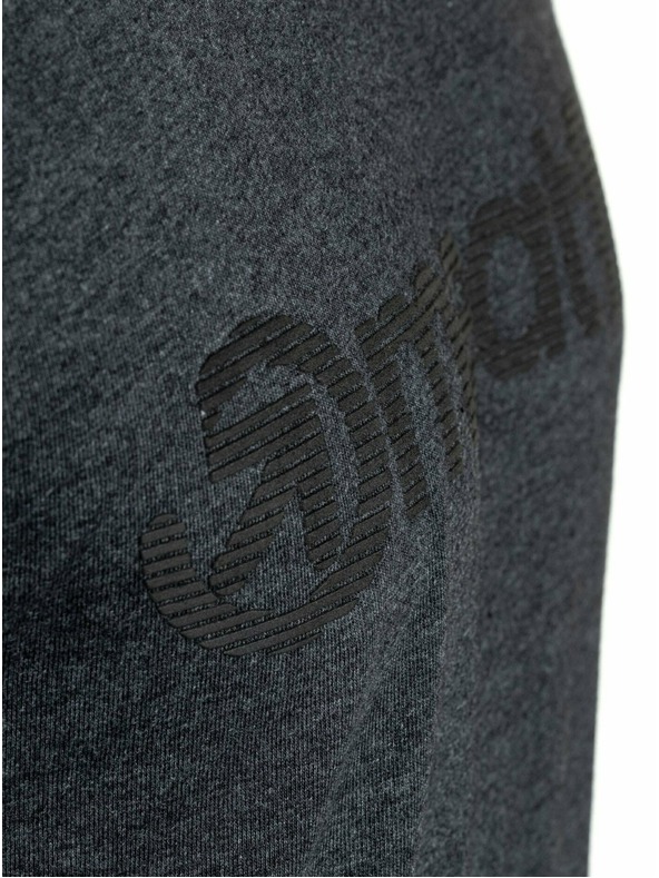 Meatfly Meatfly pánske tričko Striped Logo Charcoal Heather | Sivá | Veľkosť