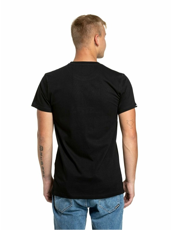 Meatfly Meatfly pánske tričko Logex Grey/Black | Sivá | Veľkosť S | 100% bavlna