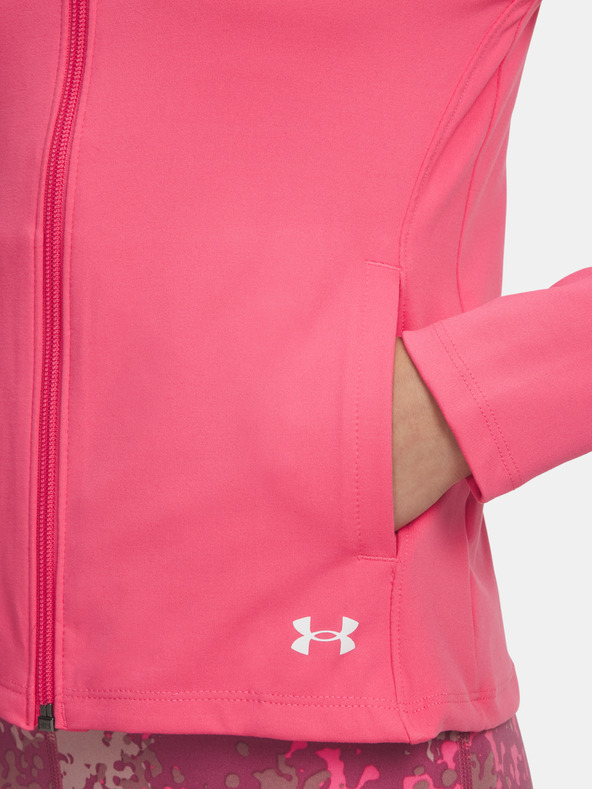 Under Armour Dievčenská bunda Under Armour Motion Jacket-PNK