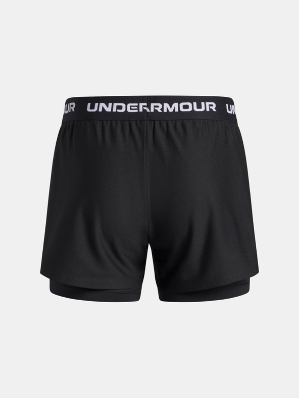 Under Armour Dievčenské kraťasy Under Armour UA Tech Play Up 2n1 Short-BLK