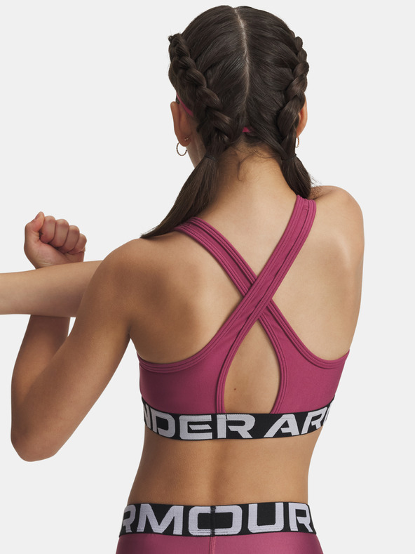 Under Armour Dievčenská podprsenka Under Armour G Crossback Bra-RED