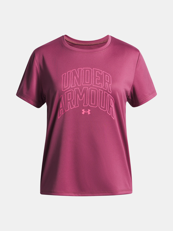 Under Armour Dievčenské tričko Under Armour Tech Varsity Graphic SS-RED