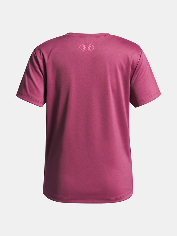Under Armour Dievčenské tričko Under Armour Tech Varsity Graphic SS-RED