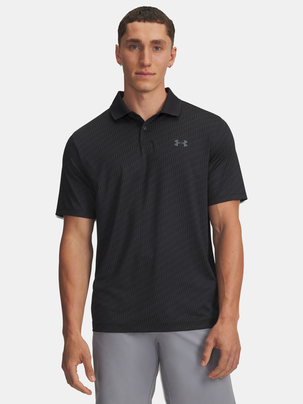 Under Armour Pánske tričko Under Armour UA Matchplay Printed Polo-BLK