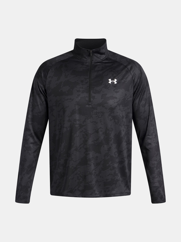 Under Armour Pánske tričko Under Armour UA Tech 2.0 1/2 Zip-BLK