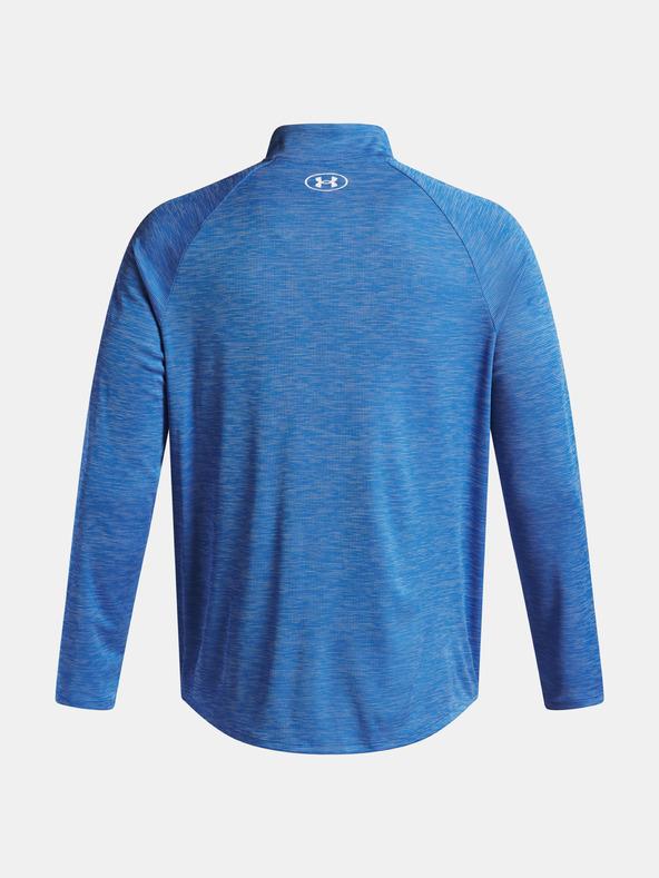 Under Armour Pánske tričko Under Armour UA Tech Textured 1/2 Zip-BLU