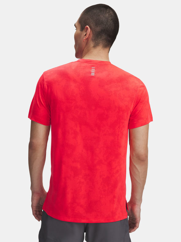 Under Armour Pánske tričko Under Armour UA Launch Camo SS-RED