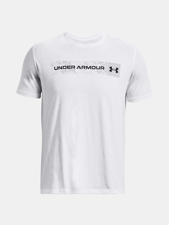 Under Armour Pánske tričko Under Armour UA CAMO CHEST STRIPE SS-WHT