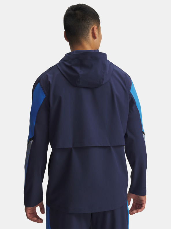 Under Armour Pánska bunda Under Armour UA Velociti Storm Hooded Jkt-BLU