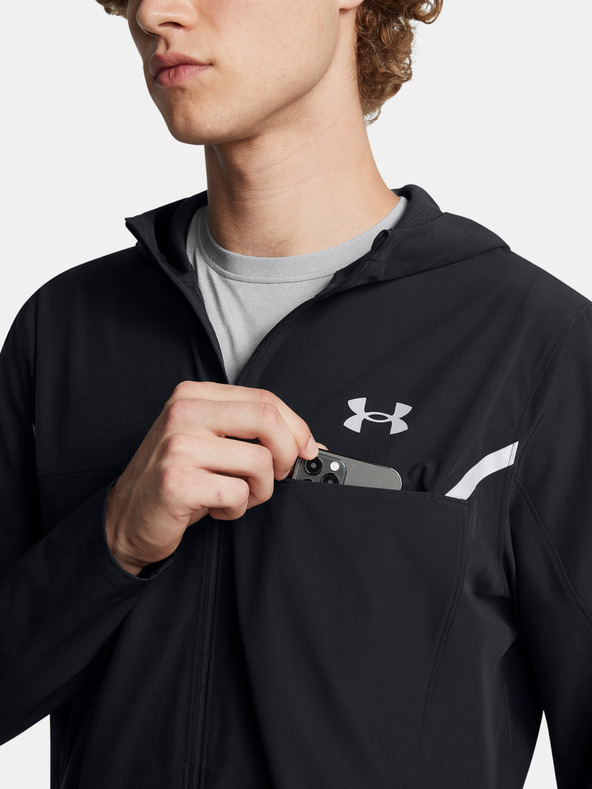 Under Armour Pánska bunda Under Armour Vanish Woven Utility Jacket-BLK