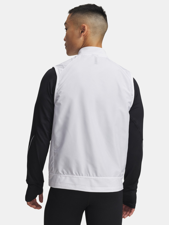 Under Armour Pánska vesta Under Armour UA Launch Insulated Vest-WHT