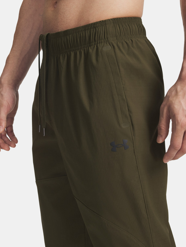 Under Armour Pánske športové nohavice Under Armour UA UNSTPBLE WOVEN TX TAPER-GRN