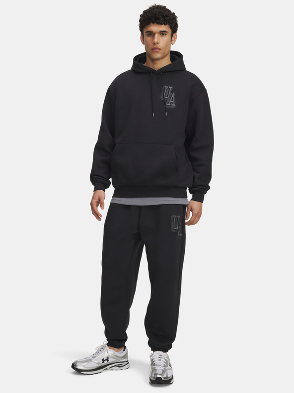 Under Armour Pánske tepláky Under Armour UA Icon Flc Graphic Jgr-BLK