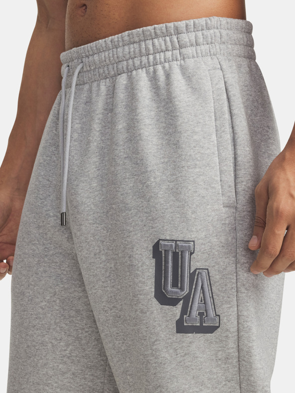 Under Armour Pánske tepláky Under Armour UA Icon Flc Graphic Jgr-GRY