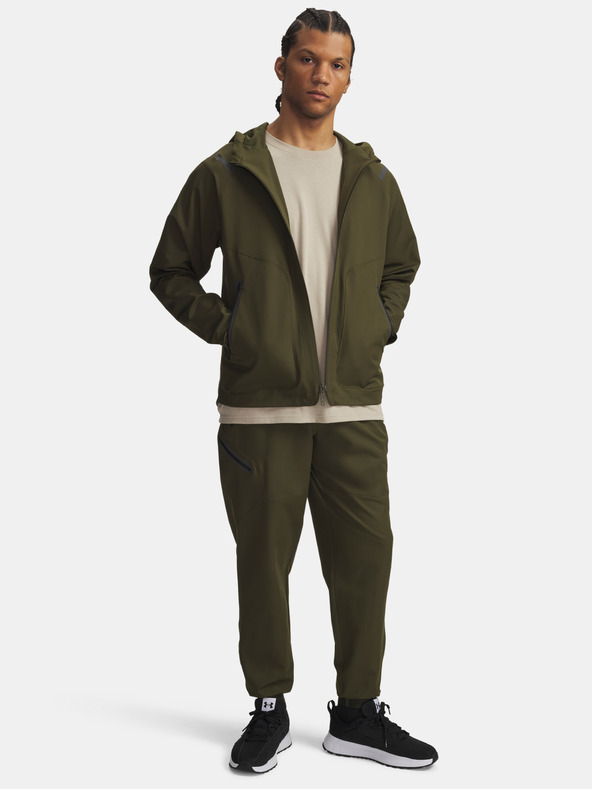 Under Armour Pánske tepláky Under Armour UA Unstoppable Woven Jogger-GRN