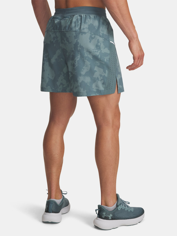 Under Armour Pánske kraťasy Under Armour Launch Pro 7in Prtd Short-GRN