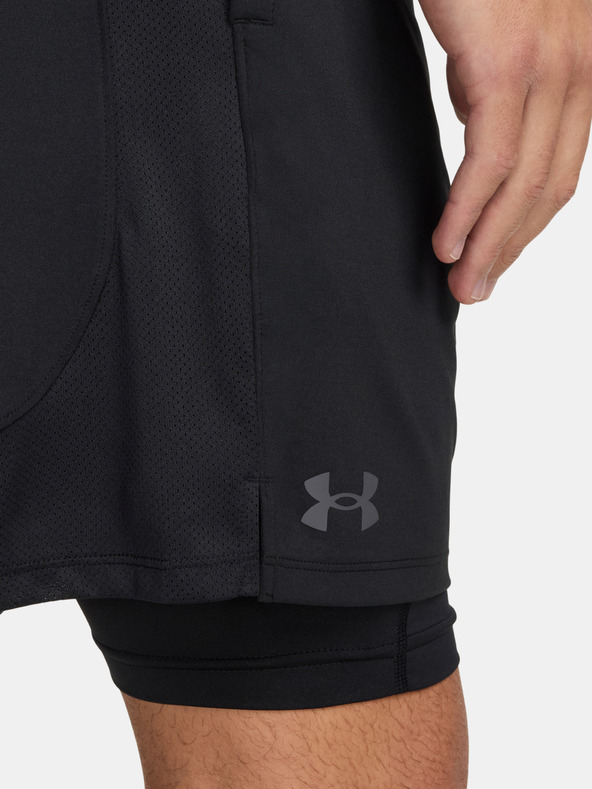 Under Armour Pánske kraťasy Under Armour UA Tech Vent 2in1 Short-BLK
