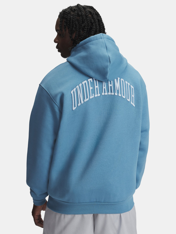 Under Armour Pánska mikina Under Armour UA Icon Flc Graphic Top-BLU