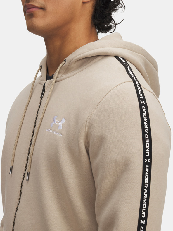 Under Armour Pánska mikina Under Armour UA Icon Fleece FZ Taping-BRN