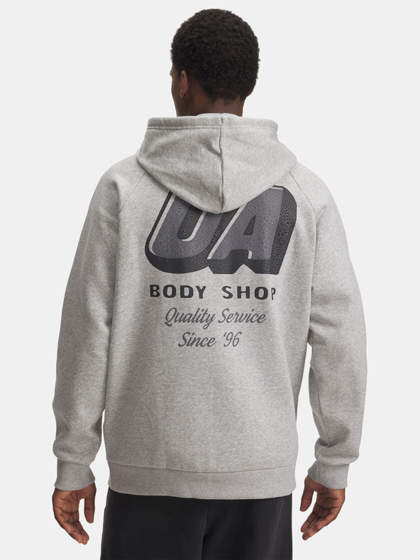 Under Armour Pánska mikina Under Armour UA Rival Fleece HBR Logo HD-GRY