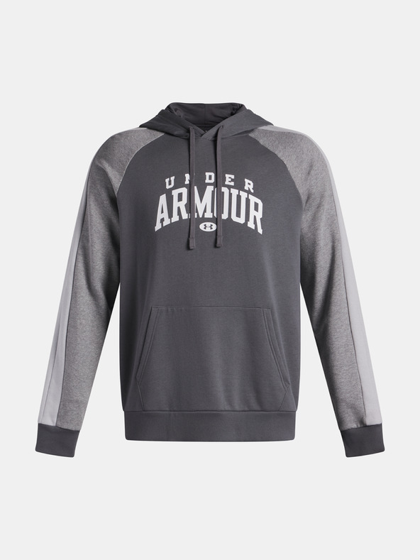 Under Armour Pánska mikina Under Armour UA Rival Flc CB Hood-GRY